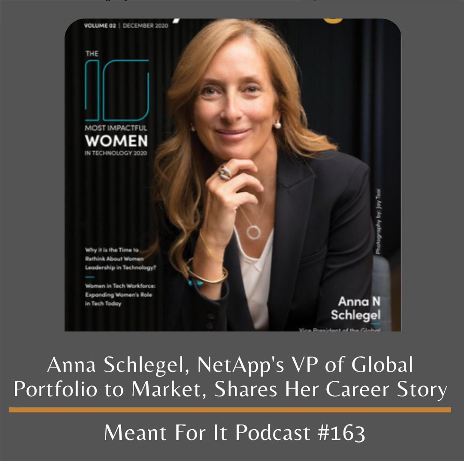 #163 Anna Schlegel, NetApp’s VP of Global Portfolio to Market, Shares Her Career Story